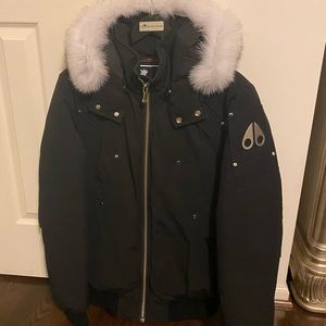 Moose Knuckles (Men’s down bomber jacket)